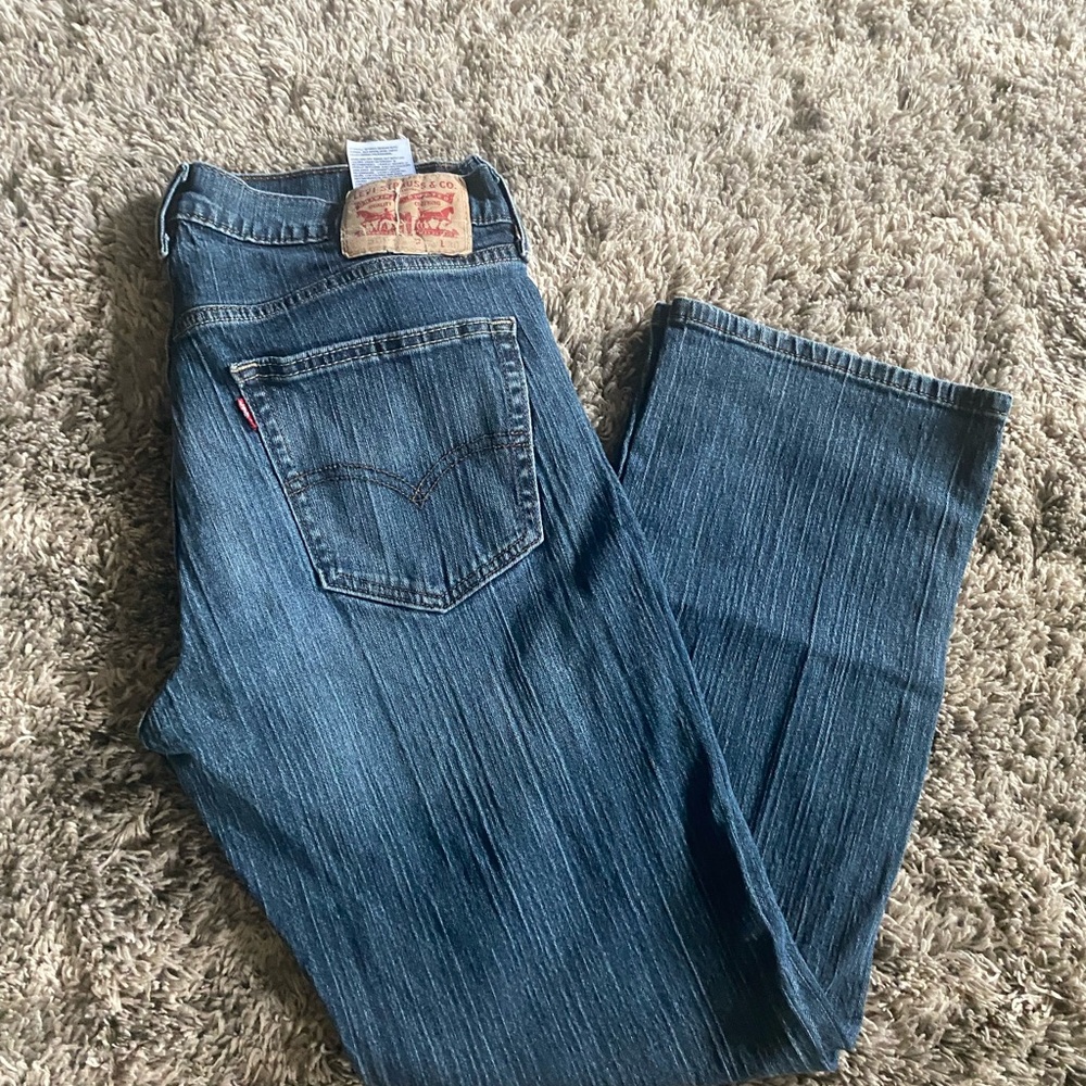 Levi's 559 Men's Denim Blue Straight Jeans
